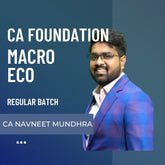 CA Foundation Macro Eco | Regular Batch By CA Navneet Mundhra | For Jan 26 & May 26 Exams